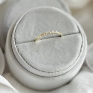 Minimalistický prsten s diamanty DIADEM Thumbnail