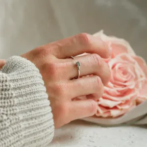 Otevřený prsten se salt and pepper diamantem a klasickými diamanty BRAIDY Thumbnail