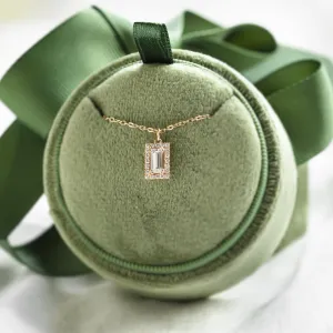 Zlatý náhrdelník s moissanity GRACE Thumbnail