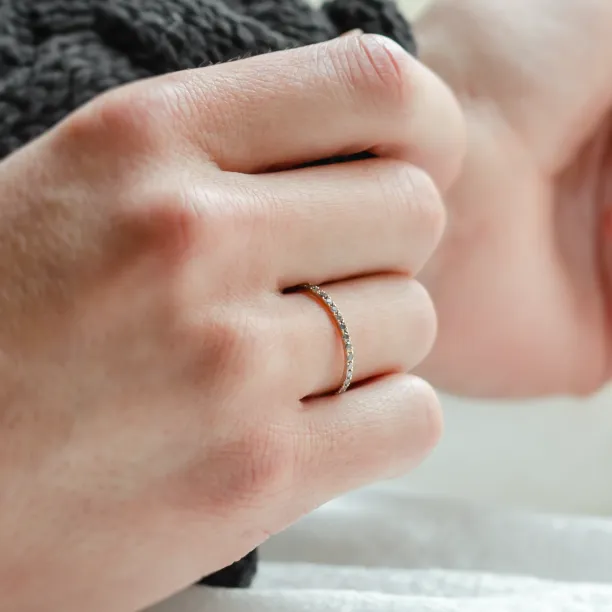 Kombinované netradiční snubní prsteny ALEX Image