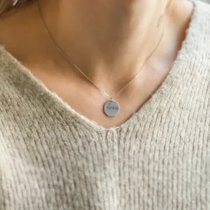 Matte personalized necklace with name TESORO Thumbnail