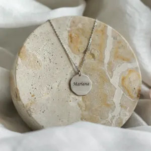 Matte personalized necklace with name TESORO Thumbnail