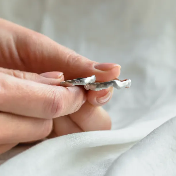 Organic wedding rings HARMONY Image