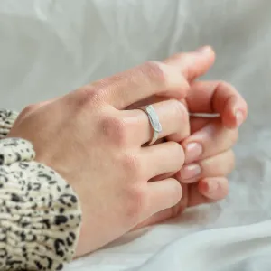 Netradiční snubní prsteny s otisky prstů ZANE Thumbnail