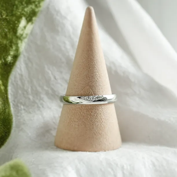 Zlatý prsten s pěticí diamantů NICO Image