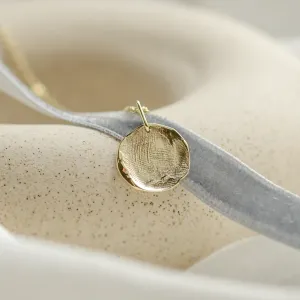 Zlatý náhrdelník s vlastním otiskem prstu PALMER Thumbnail