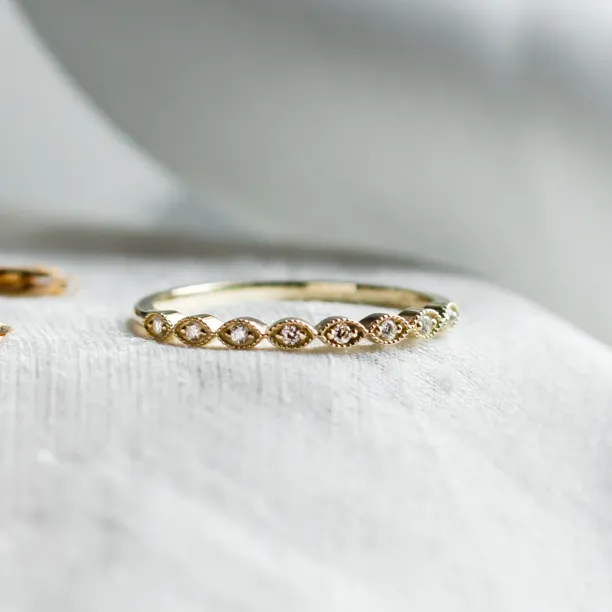 Elegantní half eternity prsten s diamanty CHRISTIE Image