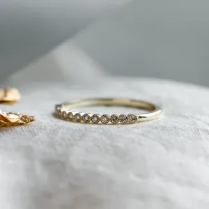 Zlatý prsten s diamanty v half eternity provedení CHRISTINE Thumbnail