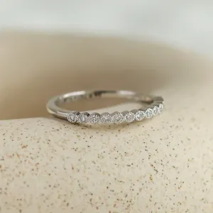 Zlatý prsten s diamanty v half eternity provedení CHRISTINE Thumbnail