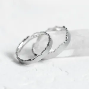 Unusual wedding rings with mountain motive PEAK Thumbnail
