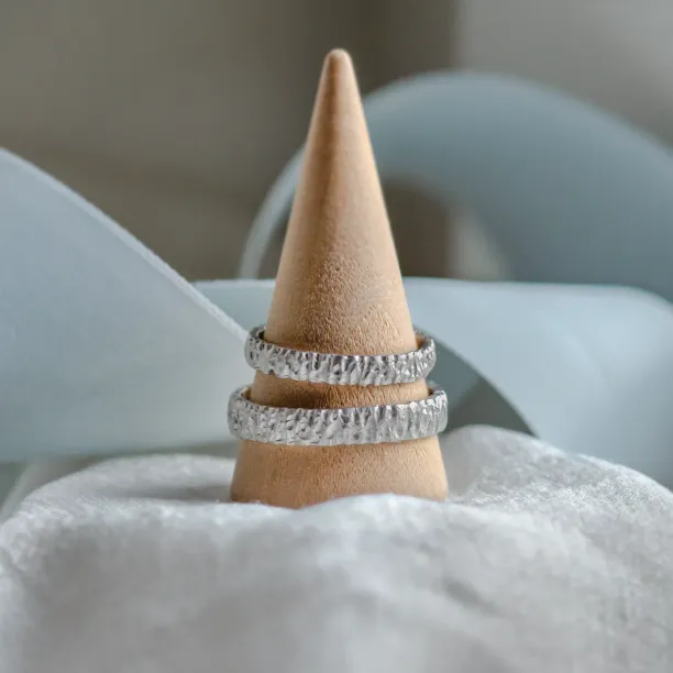 Unusual wedding rings with special structure BECCA Image