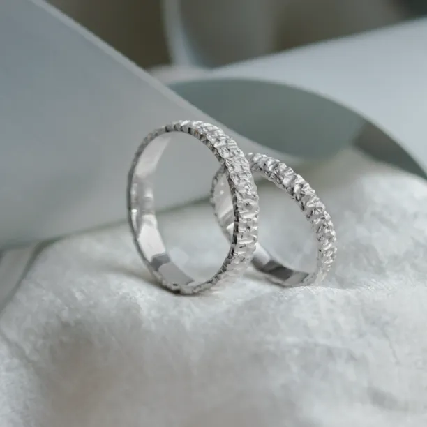 Unusual wedding rings with special structure BECCA Image