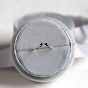 Zlatý otevřený prsten se salt and pepper diamanty ADA Thumbnail