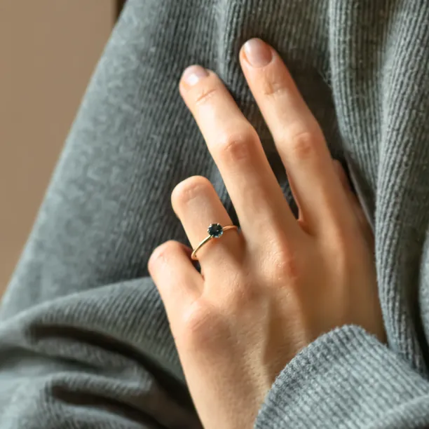 Zásnubní prsten s london blue topazem MARGARET Image