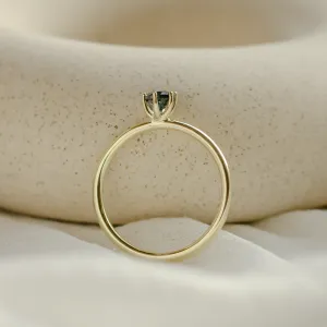 Zásnubní prsten s london blue topazem MARGARET Thumbnail