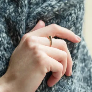 Originální zlatý prsten s asymetrickým modrozeleným safírem TAYLOR Thumbnail