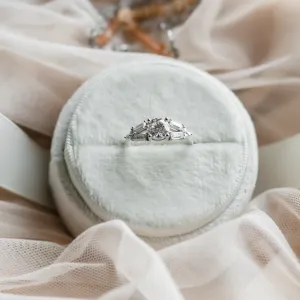 Luxusní atypický prsten s moissanity GINNY Thumbnail