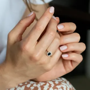 Radiant cut lab grown diamond ring MILLIE Thumbnail