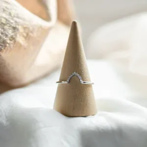 Engagement set of rings with diamonds ASHLEY Thumbnail