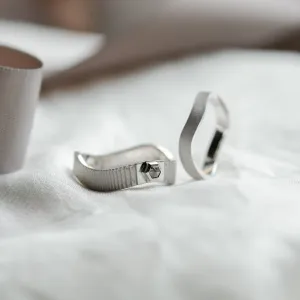 Pánský zlatý prsten se salt and pepper diamantem JACK Thumbnail