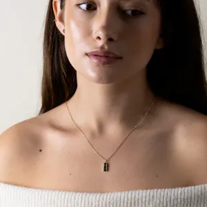 Zlatý přívěsek se salt and pepper diamanty a klasickým diamantem EVERLY