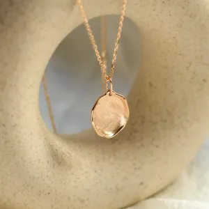 Zlatý náhrdelník s vlastním otiskem prstu PALMER Thumbnail