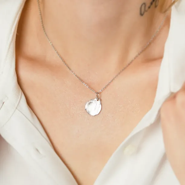 Zlatý náhrdelník s vlastním otiskem prstu PALMER Image