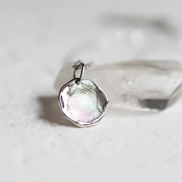 Zlatý náhrdelník s vlastním otiskem prstu PALMER Image