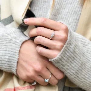 Original engagement ring with moissanite GLOW Thumbnail