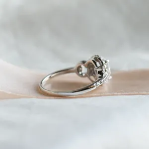 Luxury engagement ring with moissanites MERYL  Thumbnail