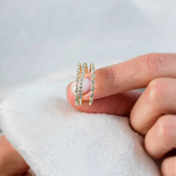 Elegantní half eternity prsten s diamanty CHRISTIE Image