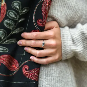 Zlatý prsten s rutilovým křišťálem a diamanty HESTIÁ  Thumbnail