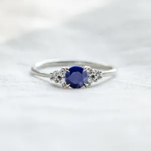Zlatý prsten s centrálním lapis lazuli a diamanty ROYAL Thumbnail