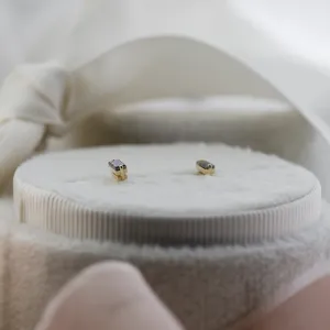 Decentní náušnice se salt and pepper diamanty PEPPE Thumbnail