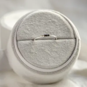 Ring in art deco style with salt'n'pepper diamond RODEO Thumbnail