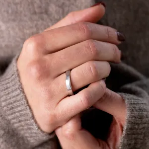 Netradiční snubní prsteny s nepravidelnými okraji DANTE Thumbnail