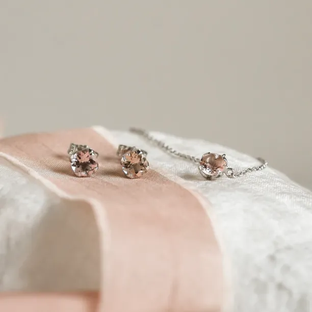 Morganite in gold jewelry collection ANASTASIA Image