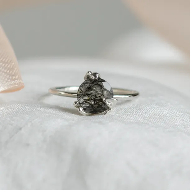 Organický prsten s rutilovým křišťálem ODIN Image