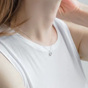 Minimalistický cluster náhrdelník se salt and pepper diamanty MANILA Thumbnail