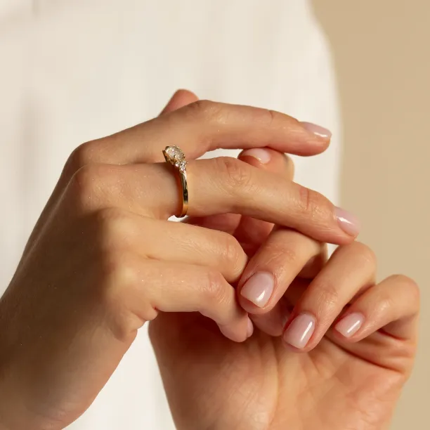 Originální prsten s moissanity ASTRID Image