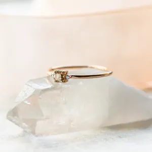 Minimalist diamond ring LARA Thumbnail