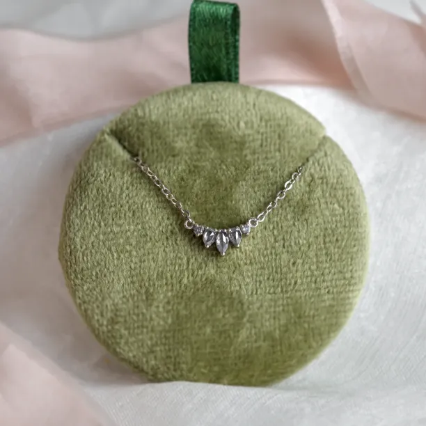 Zlatý náhrdelník se salt and pepper diamanty PAVONE Image