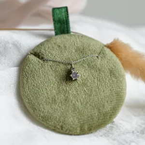 Minimalistický náhrdelník se salt and pepper diamanty GREG Thumbnail