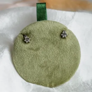 Napichovací náušnice se salt and pepper diamanty GRIGIO Thumbnail