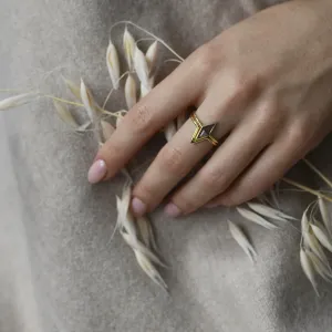 Prsten s kite salt and pepper diamantem AUSTEN Thumbnail