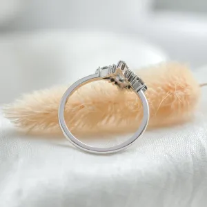 Zlatý cluster prsten se salt and pepper diamanty RAVE Thumbnail