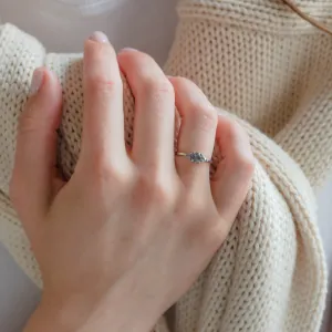 Unikátní zásnubní prsten se salt and pepper diamanty AURE Thumbnail