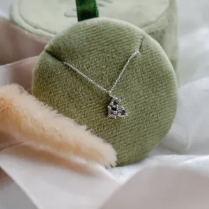 Cluster náhrdelník se třemi salt and pepper diamanty ASTRO Thumbnail