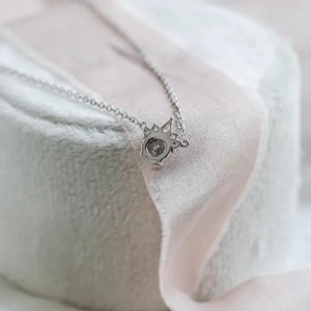 Zlatý náhrdelník s akvamarínem a diamanty AZURINE Image