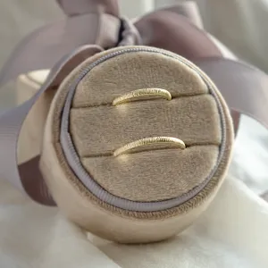Gold relief wedding rings MIKE Thumbnail